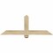 Ekena Millwork Eugene Rough Sawn Timber Gable Bracket, Douglas Fir, 48"W x 18"H x 4"D x 4"F, 9/12 Pitch GBW048X18X0404EUG00RDF - alternate 1